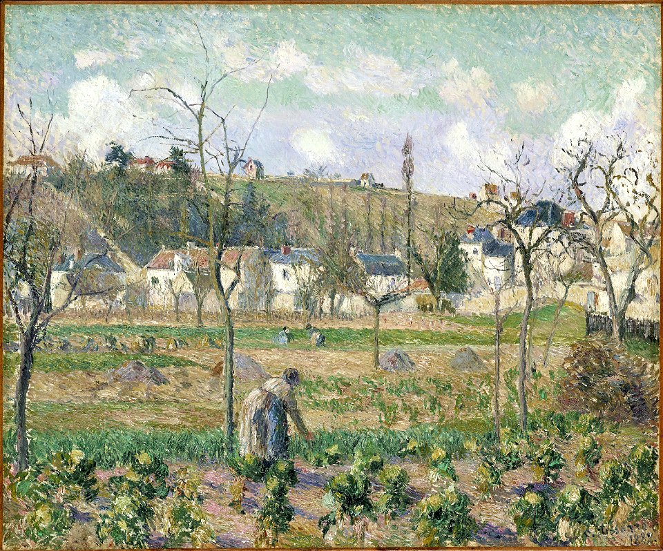 Camille Pissarro - Le Jardin de Maubuisson, Pontoise, la Mère Bellette