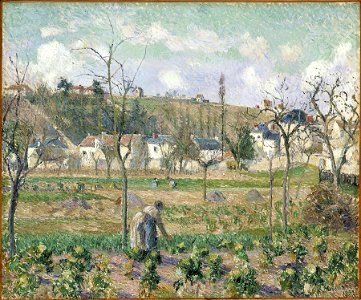 Camille Pissarro - Le Jardin de Maubuisson, Pontoise, la Mère Bellette