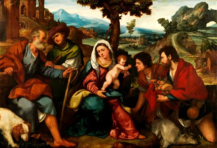 Adoración de los pastores (Bonifazio de' Pitati)