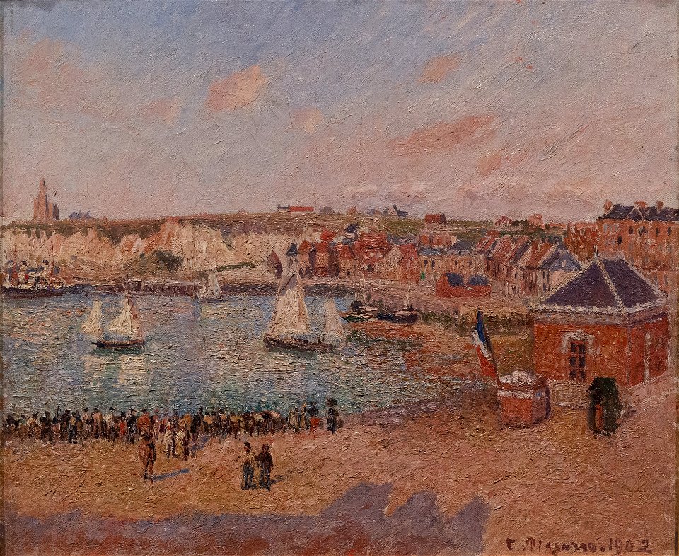 L’Avant-port de Dieppe, après-midi, soleil