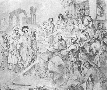 PL Dzieła Cyprjana Norwida (Pini) page 548 - praca Norwida - 'Christiani ad leones'
