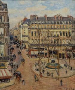 La Rue Saint-Honoré, matin, effet de soleil