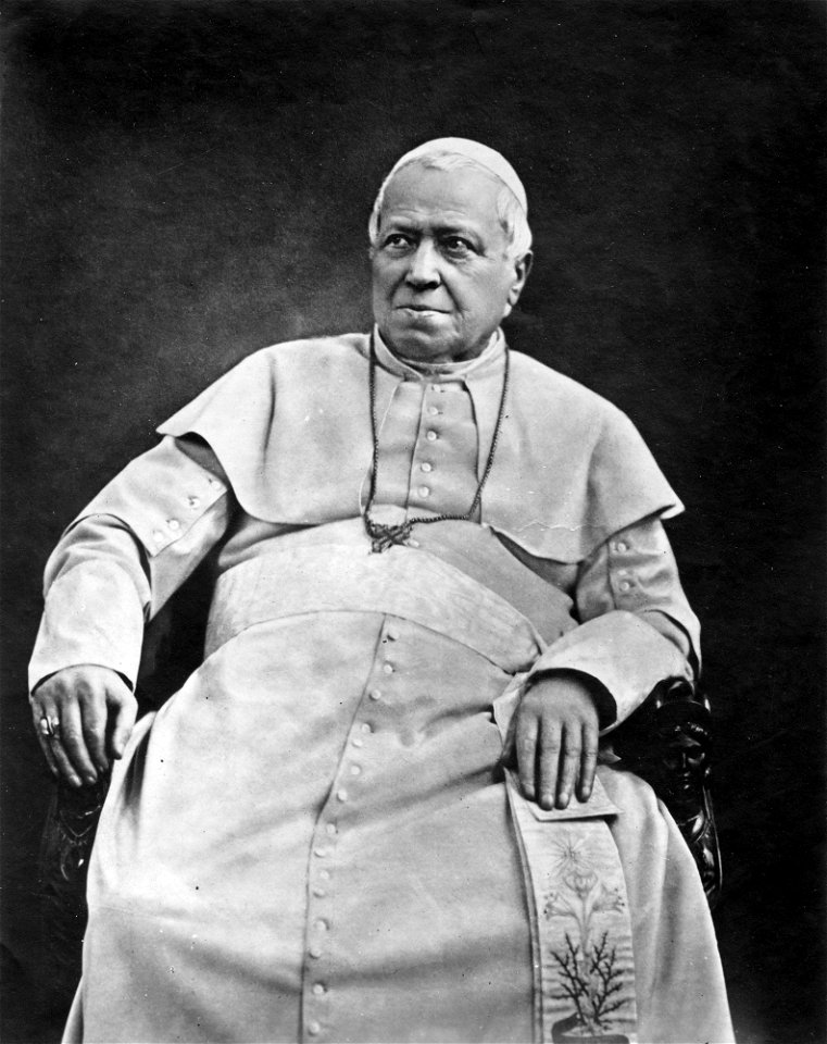Pius IX, by Adolphe Braun, 1875