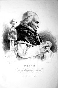 Pius VIII Litho