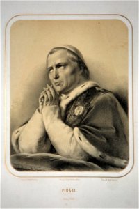 Pius IX. Hoffmann Litho