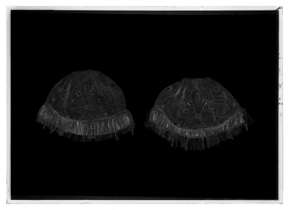 Pistolhölsterkappa, 1700-talets mitt - Livrustkammaren - 44338-negative