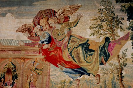 Psyché fait des présents à ses soeurs ou Psyché reçoit ses soeurs portées par Zéphyr, détail (phbw09 0745)