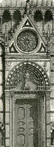 Pistoia portone della chiesa di San Paolo
