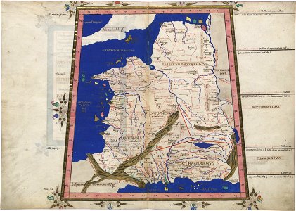 Ptolemy Cosmographia 1467 - France