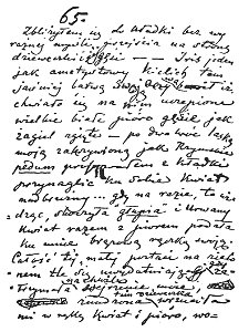 PL Dzieła Cyprjana Norwida (Pini) page 566 - autograf noweli 'Stygmat'