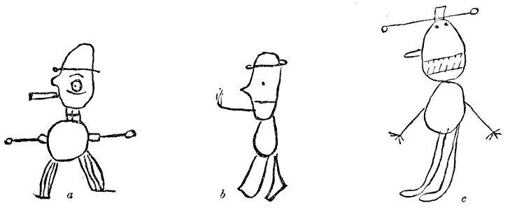 PSM V48 D581 Grownups drawn by children