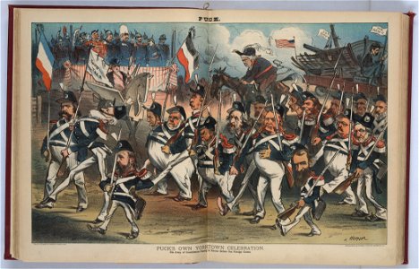 Puck's own Yorktown celebration - J. Keppler. LCCN2012647294