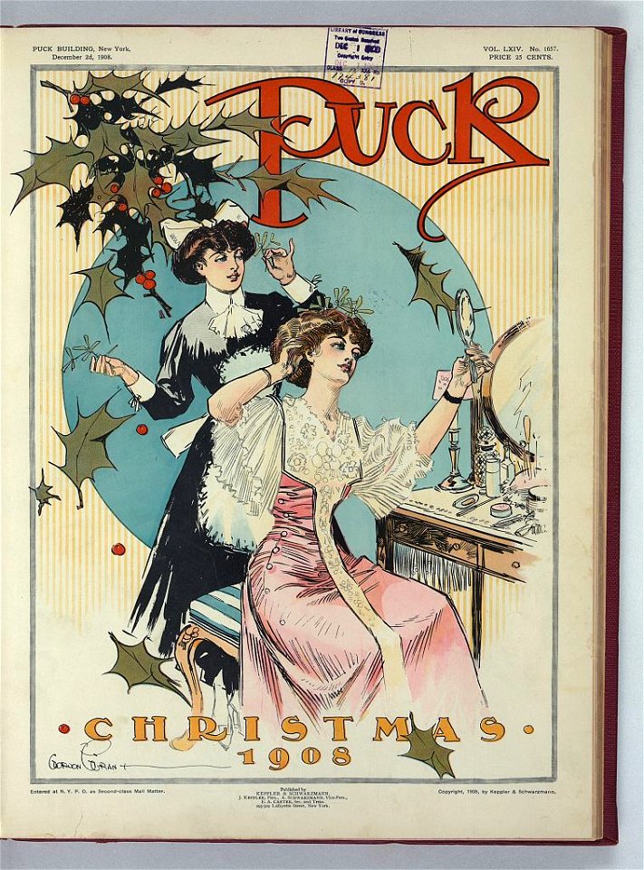 Puck Christmas 1908 - Gordon Grant. LCCN2011647374