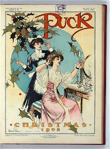 Puck Christmas 1908 - Gordon Grant. LCCN2011647374