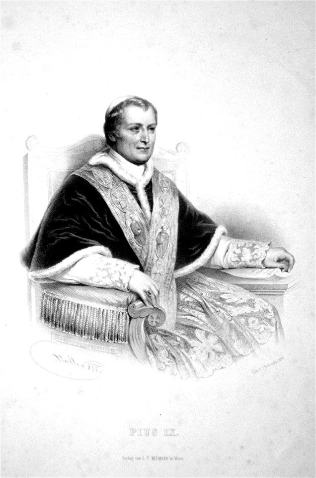 Pius IX. Stadler A Litho