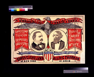 Public office is a public trust For President of the United States, Grover Cleveland of New York ; For Vice-President of the United States, Allen G. Thurman of Ohio. LCCN2002719959