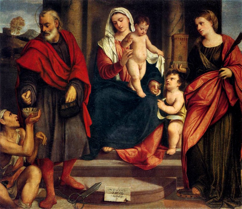 Bonifacio de Pitati - Madonna of the Tailors - WGA02425