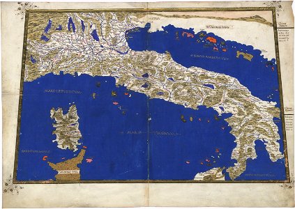 Ptolemy Cosmographia 1467 - Italy a
