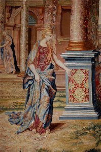 Psyché fait des présents à ses soeurs ou Psyché reçoit ses soeurs portées par Zéphyr, détail de Psyché (phbw09 0750)