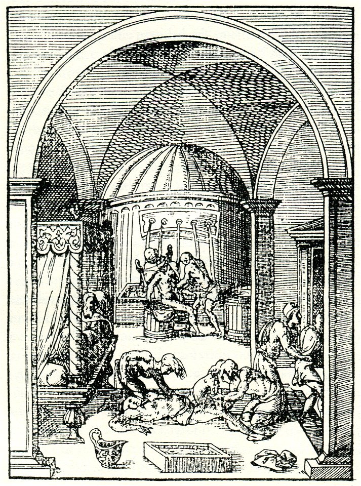 Public baths at Tripoli, Lebanon - Thevet André - 1556