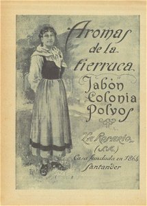 Publicidad en Blanco y Negro, Aromas de la Tierruca, 19.5.1918, Mariano Pedrero