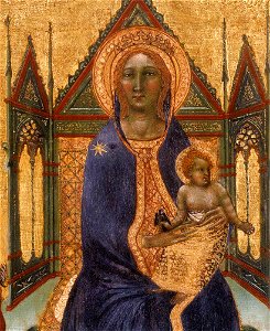 Angelo Puccinelli - Virgin and Child with Angels and Saints (detail) - WGA18468