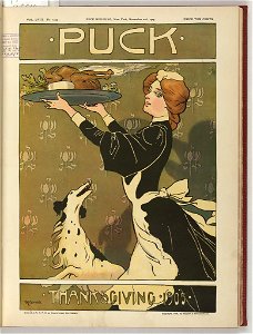 Puck Thanksgiving 1905 - Hassman̄. LCCN2011645755
