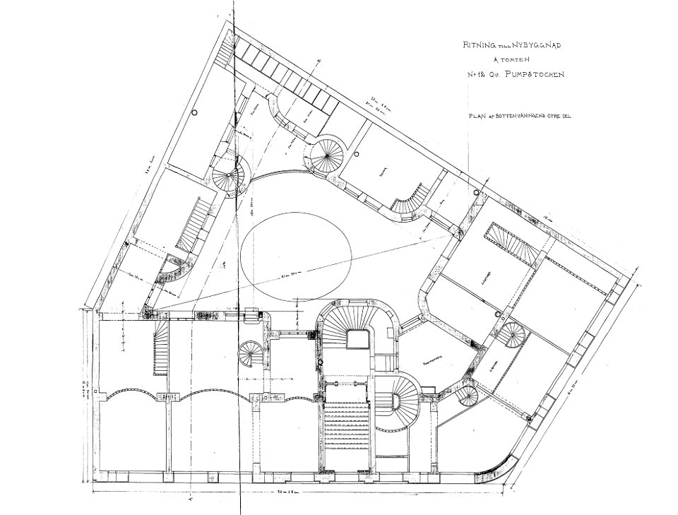 Pumpstocken 12, övr bottenvån, 1898