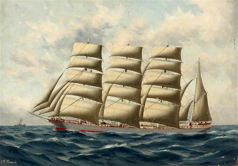 Thomas G. Purvis - The barque ‚Colonial Empire‘