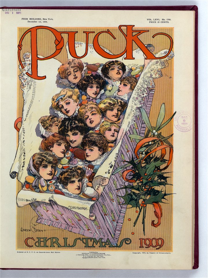 Puck Christmas 1909 - Gordon Grant. LCCN2011647526