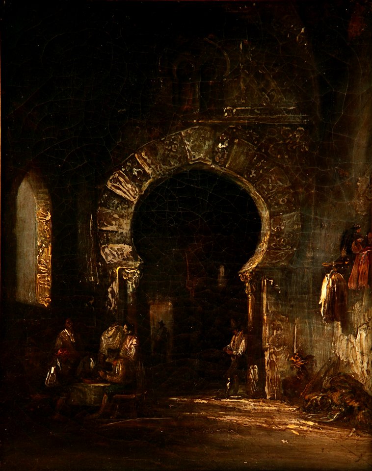 Puerta árabe - Jenaro Pérez Villaamil