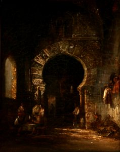Puerta árabe - Jenaro Pérez Villaamil