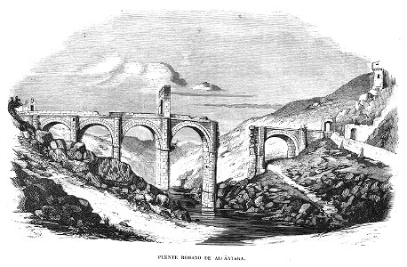 Puente romano de Alcántara, en El Museo Universal