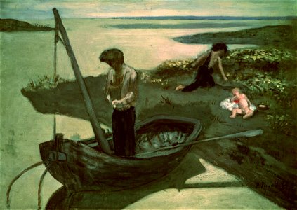 Pierre Puvis de Chavannes - Esquisse pour „Le pauvre pêcheur“
