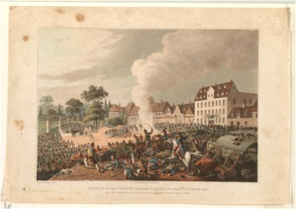 Pursuit of the French through Leipsic on the 19th October 1813 LCCN2003680677