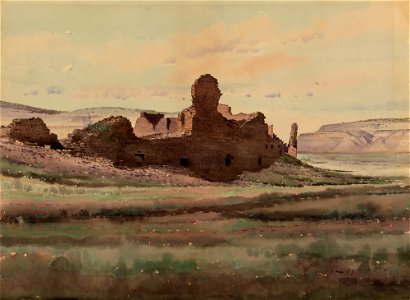Pueblo Bonito Ruin, Chaco Canyon, New Mexico SAAM-1955.9.4 1