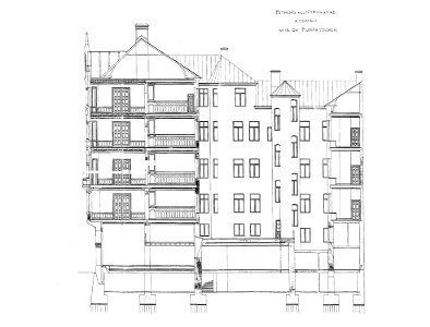 Pumpstocken 12, sektion, 1898