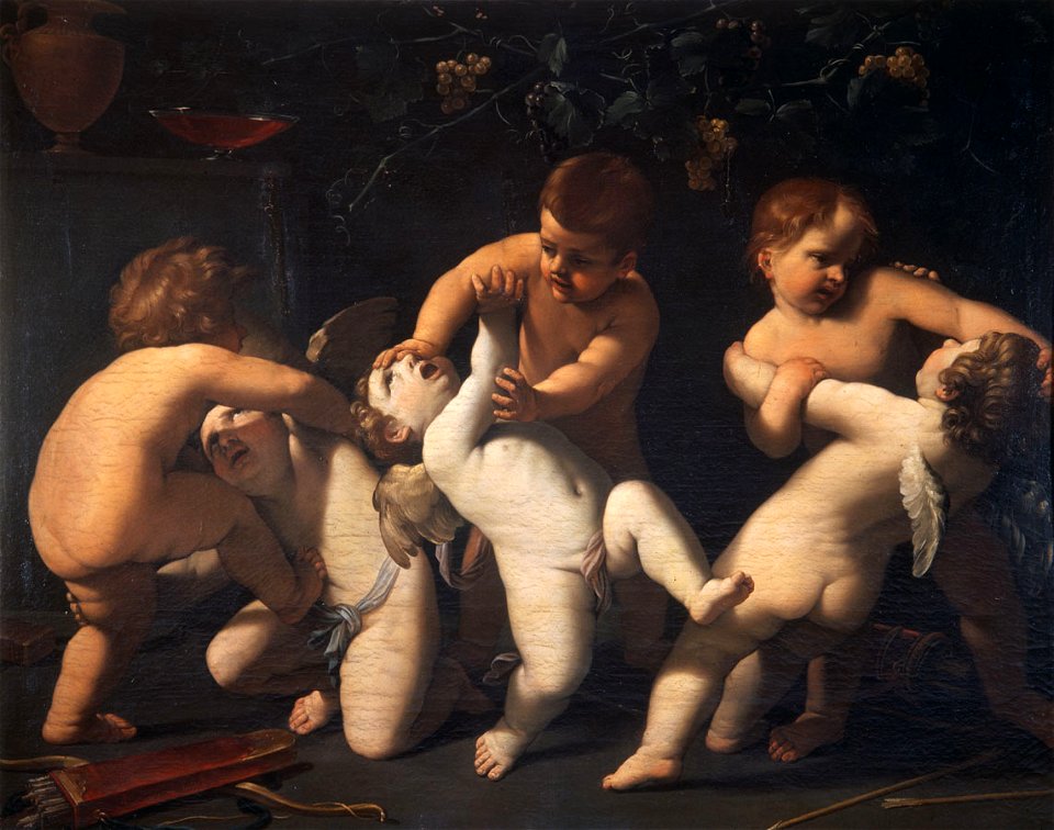 Putti fighting - Guido Reni (1575-1642) - Galleria Doria-Pamphili - Rome