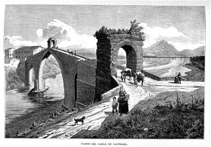 Puente del Diablo en Martorell, de Pellicer