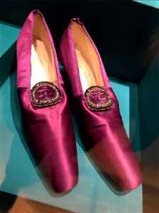 Purple shoes