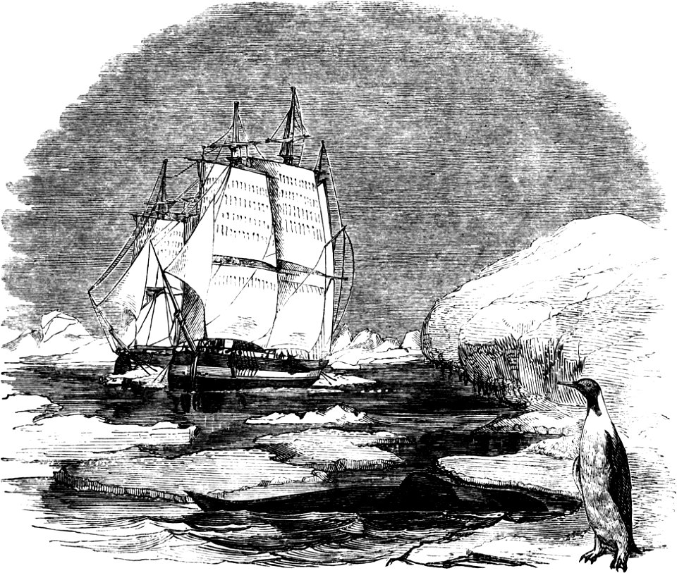 Pushing through pack-Voyage Southern and Antarctic Regions-2-1847-0177
