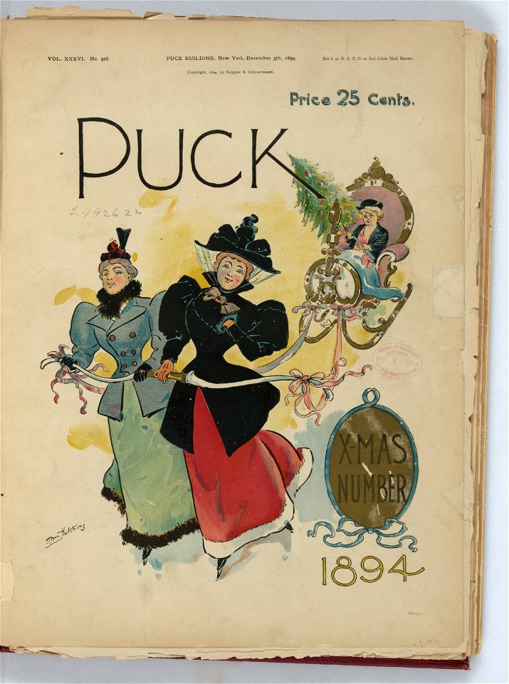 Puck xmas number 1894 - F.M. Hutchins. LCCN2012648679