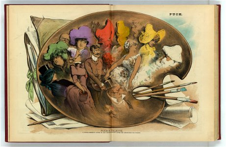 Puck's palete - J. Keppler. LCCN2011660542