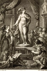 Pygmalion - Emmanuel-Jean-Nepomucène de Ghendt - La Statue est montée à ses amis