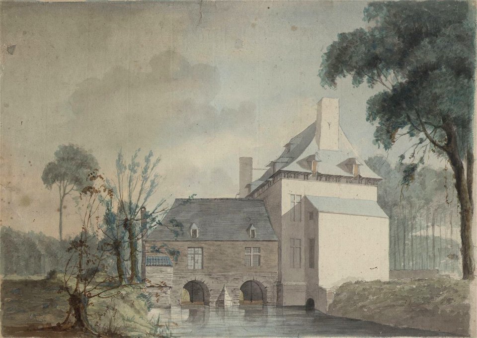 Pul delineav 9 Mars 1787 - Chien vert vu par le deriere