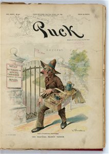 Puck's presidential impossibility. The political peanut vender - J.S. Pughe. LCCN2012648669