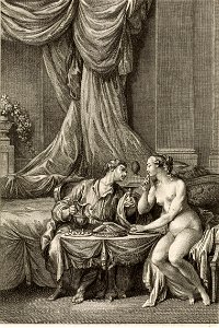 Pygmalion et Galatée à table - Emmanuel-Jean-Nepomucène de Ghendt