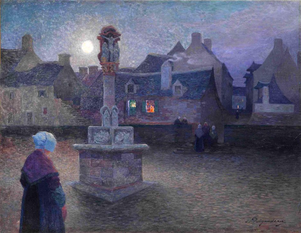 Puigaudeau, Ferdinand du - The Wayside Cross at Rochefort-en-Terre