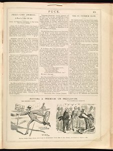 Putting a premium on peculation The helping hand. The hospitable hearth. Canada offers every social advantage to enterprising young men of easy morals and financial agility - - F. Opper. LCCN2015645569