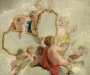 Putti met spiegels Rijksmuseum SK-A-3900